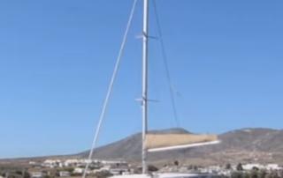 Catamaran for rent in Cyclades