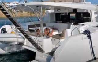 Catamaran for rent in Mykonos, Greece
